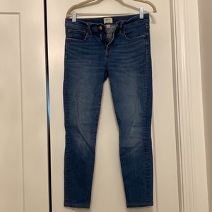 Jcrew toothpick jeans size 28
